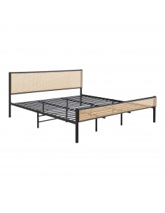 sengeramme moderne design 180x200 180 sengestel stof seng 2