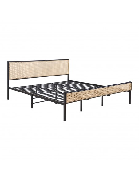 sengeramme moderne design 180x200 180 sengestel stof seng