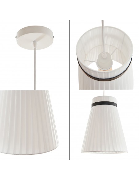 loftlampe pendel pendellampe moderne design hvid billig