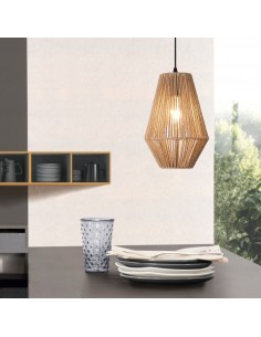 loftlampe pendel pendellampe moderne design billig reb flet 2