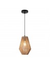 NEWTON Loftlampe i polypropylene Ø20 cm 1 x E27 - Sort/Natur