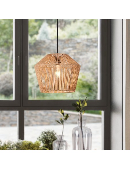 loftlampe pendel pendellampe moderne design billig reb flet