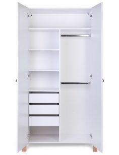 skab klædeskab børn børneværelse indretning hvid moderne design 2