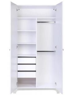 skab klædeskab børn børneværelse indretning hvid moderne design 2