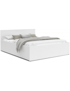 sengeramme opbevaring moderne design 120x200 120 sengestel træ hvid seng