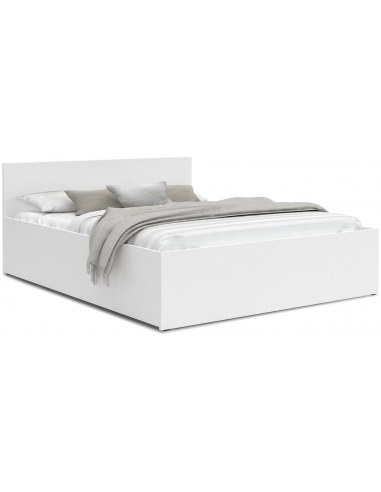sengeramme opbevaring moderne design 120x200 120 sengestel træ hvid seng