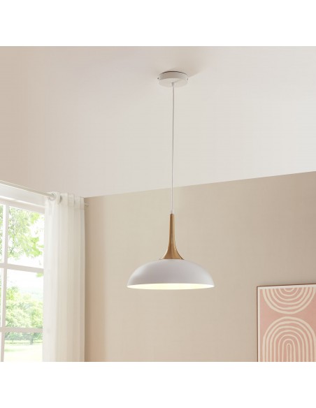 loftlampe hvid messing pendel pendellampe moderne design billig