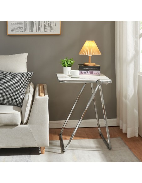 sofabord sidebord stuemøbler rundt moderne design klapbord