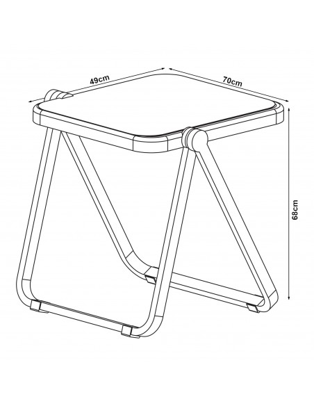 sofabord sidebord stuemøbler rundt moderne design klapbord