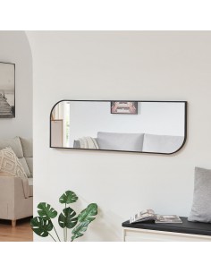 vægspejl spejl garderobe entre soveværelse helkropsspejl helfigur sort 2