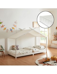 børneseng træ indretning til børneværelset 90 200 husseng madras