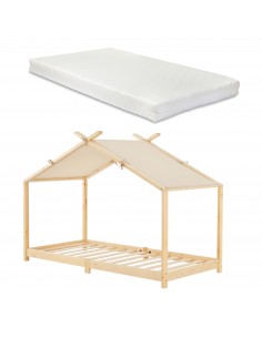 børneseng træ indretning til børneværelset 90 200 husseng madras 2