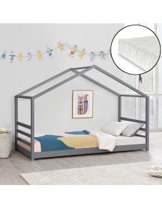 børneseng træ indretning til børneværelset 90 200 husseng madras