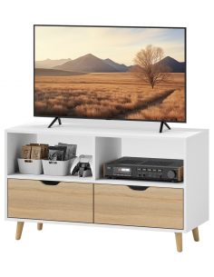 tvbord tv bord skuffer skabe smal billig stuemøbler hvid