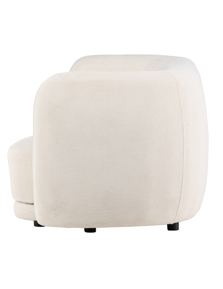 sofa modulsofa moduler moderne design stof hvid buet