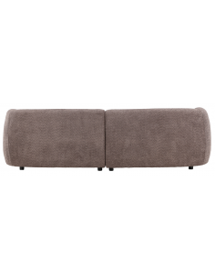 sofa modulsofa moduler moderne design stof brun boucle buet 2