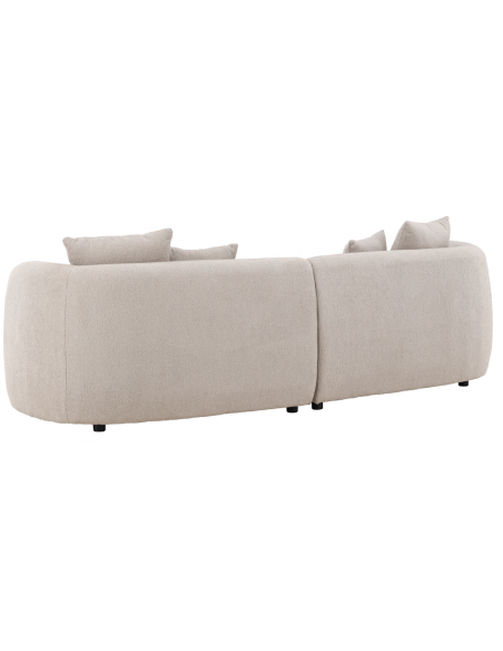 sofa modulsofa moduler moderne design stof beige boucle buet