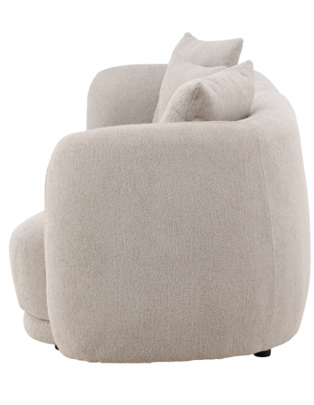 sofa modulsofa moduler moderne design stof beige boucle buet