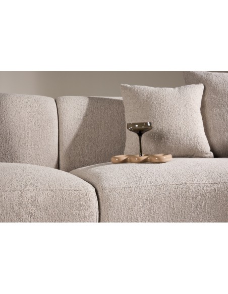 sofa modulsofa moduler moderne design stof beige boucle buet