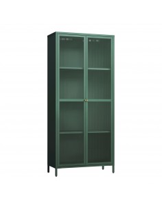 vitrineskab vitrine grøn metal skænk moderne design nordisk