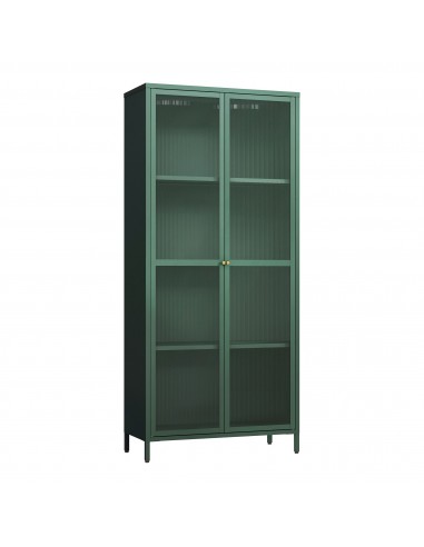 vitrineskab vitrine grøn metal skænk moderne design nordisk