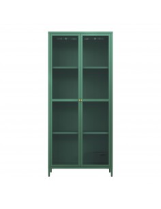 vitrineskab vitrine grøn metal skænk moderne design nordisk 2