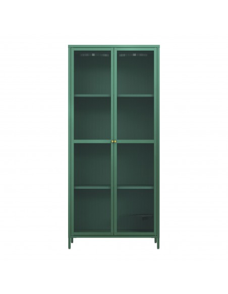 vitrineskab vitrine grøn metal skænk moderne design nordisk
