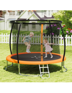 trampolin haven sikkerhedsnet net udendørs legetøj udeleg indendørs børn 2