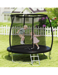 trampolin haven sikkerhedsnet net udendørs legetøj udeleg indendørs børn 2