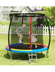 trampolin haven sikkerhedsnet net udendørs legetøj udeleg indendørs børn 2