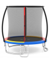 Luksus trampolin med sikkerhedsnet H240 x Ø244 cm - Multi