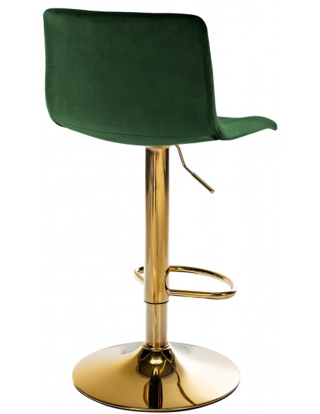 barstol stof guld grøn velour billig moderne design køkken