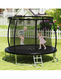 trampolin haven sikkerhedsnet net udendørs legetøj udeleg indendørs børn 2