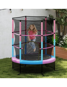 trampolin haven sikkerhedsnet net udendørs legetøj udeleg indendørs børn 2