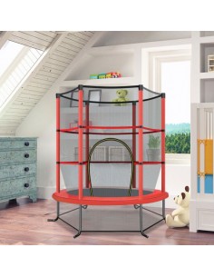 trampolin haven sikkerhedsnet net udendørs legetøj udeleg indendørs børn 2