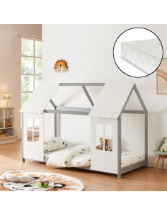 børneseng træ indretning til børneværelset 90 200 husseng madras