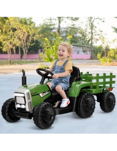 traktor elbil bil elektrisk børn udendørs legetøj udeleg indendørs 2