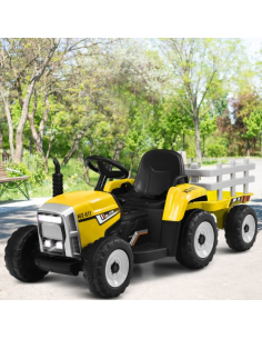 traktor elbil bil elektrisk børn udendørs legetøj udeleg indendørs 2