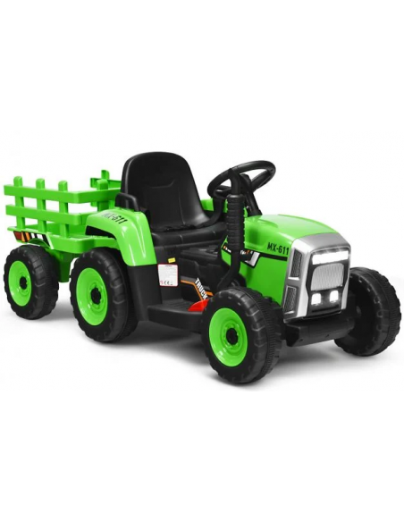 traktor elbil bil elektrisk børn udendørs legetøj udeleg indendørs