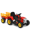 Traktor til børn 12V Elektrisk i metal og kunststof H52,5 x L136,5 x B50 cm - Rød