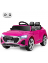 Elektrisk Audi SQ8 til børn 12V i metal og kunststof H43 x L98 x B49 cm - Lyserød