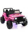 Elektrisk Jeep til 2 børn 24V i metal og kunststof H67 x L115 x B77 cm - Lyserød