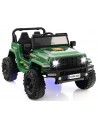 Elektrisk Jeep til 2 børn 24V i metal og kunststof H67 x L115 x B77 cm - Grøn