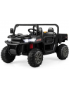 Elektrisk Jeep til 2 børn 12V i metal og kunststof H65 x L119 x B68 cm - Sort