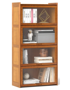 vitrineskab vitrine bambus skænk moderne design nordisk 2