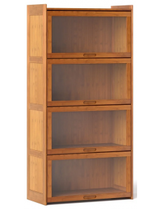 vitrineskab vitrine bambus skænk moderne design nordisk