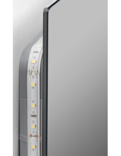 badeværelsesspejl vægspejl spejl lys belysning badeværelse vask håndvask led 2