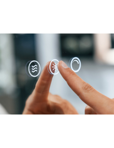 badeværelsesspejl vægspejl sort spejl lys belysning badeværelse vask håndvask led 2