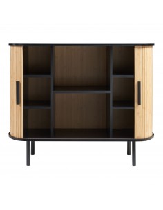 skænk træ eg sideboard opbevaring stuemøbler 2