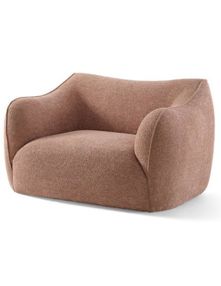 moderne lænestol stof rosa pink lyserød stuemøbler design